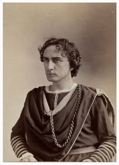 Porträt von Edwin Booth als Hamlet, ca. 1870 von Napoleon Sarony